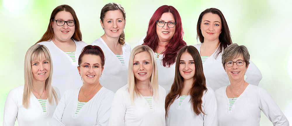 Das Team von Podomed Englmeier auf dem veröffentlichten Gruppenfoto